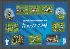 FRANCE 2007 - Miniature Sheet n° 110 MNH ** World Championship of Rugby - Picture 1 of 1