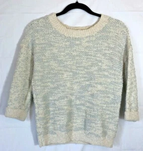 Suéter Pullover Boden Blanco y Azul Para Mujer Talla 4 Manga Larga - Imagen 1 de 6