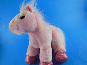 Ganz Webkinz Soft pink pony with sparkling glitter hooves Very Nice! - Picture 1 of 1
