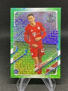 Topps 2020-21 cromo edición Japón Jamal Musiala/99 verde mojo novato radiocontrol Bayern - Imagen 1 de 4