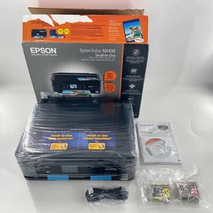 NEW Epson Stylus NX430 Small All-In-One Inkjet Printer C461A w Ink OPEN BOX - Picture 1 of 15