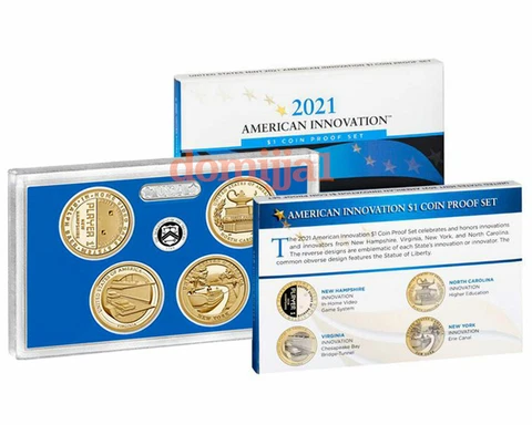 🎀 2021-S American Innovation Dollar Proof Set / Same Day Shipping! Cover