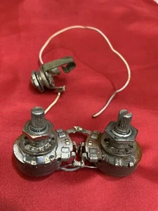 1966 Centralab Guitar Pots Wiring Harness MOSRITE Parts - Picture 1 of 8