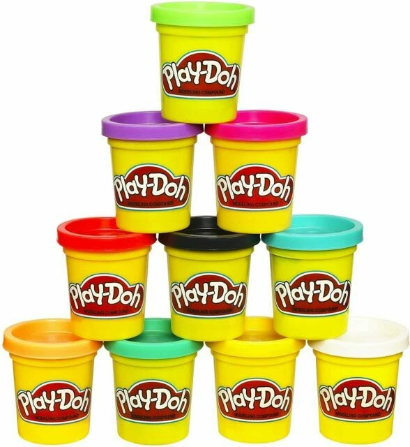 Play-Doh 29413 Kids Fun Colored Dough Modeling Clay Toys - Case of 10