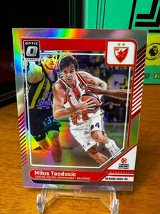 2024-25 Panini Donruss Euroliga Milos Teodosic Holo Optic #111 Crvena Zvezda - Imagen 1 de 2