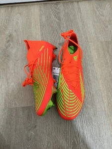 NEW Sz 10.5 Men's Adidas Predator Edge.1 SG Solar Red Soccer Cleats GW1010 - Picture 1 of 3