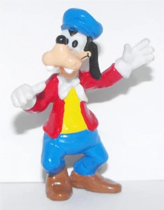 Goofy in Red Jacket & Blue Hat 2 inch Plastic Figurine DMMF202 - Picture 1 of 2