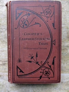 Antique Book- Cooper's Leather stocking Tales by J. Fenimore Cooper, 1876, HC - Picture 1 of 16