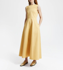 THEORY Womens Maxi Dress Classic Chino Volume Dart Yellow Size US 6 J0304603