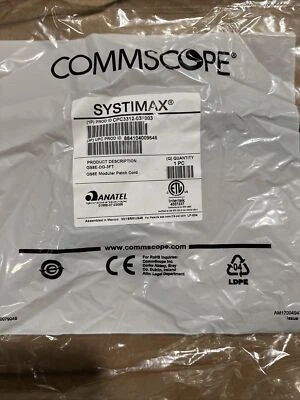 SYSTIMAX GIGASPEED XL GS8E STRANDED MODULAR PATCH CORD 3FT DARK GRAY GS8E-DG-3FT - Image 1 of 2