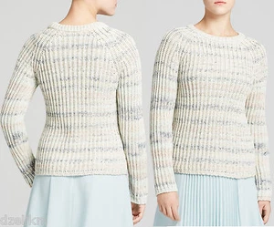 NWT $345 Hugo Boss Black Label Floret Patterned Stripe Sweater Size L - Picture 1 of 12