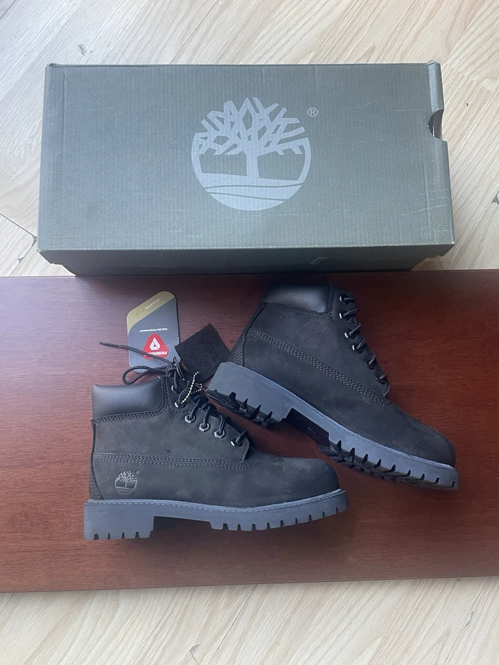Timberland 6" Premium Clásico Impermeable Niños Botas Negras Primaloft 13.5 Foto 1 de 4