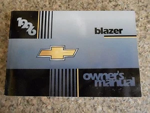 96 Blazer Owners Operators Manual - Picture 1 of 1