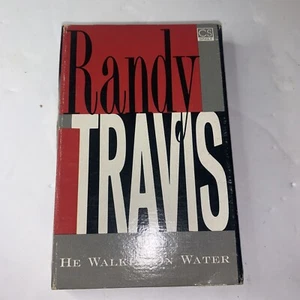 Rare Randy Travis, 1990 cassette single, He Walked On Water, TESTED See Pics - Picture 1 of 3