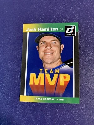 Jugador Más Valioso del Equipo Panini Donruss 2014 Josh Hamilton #5 Foto 1 de 2