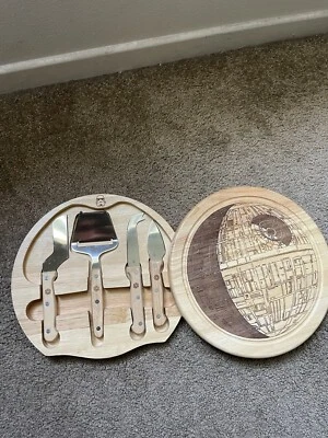 Star Wars Death Star Circo Cheese Board and Knife Charcuterie Board Set - Image 1 of 3
