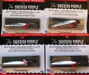 Lot of 4 Swedish Pimples Size 6N. Color: Nickel - Picture 1 of 3