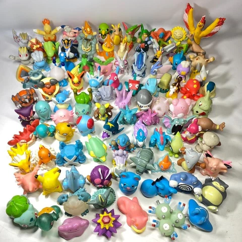 Pokemon Kids Finger Puppet Figure Lot of 100 Figures Japan import 14 JUNK Cover