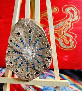 Rock Art - Weißer Kern (6"" x 4,5"" x 1"") - Bild 1 von 5
