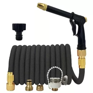 Expandable Magic Garden Hose with High Pressure Spray Gun | Flexible Water Hose - Picture 1 of 7