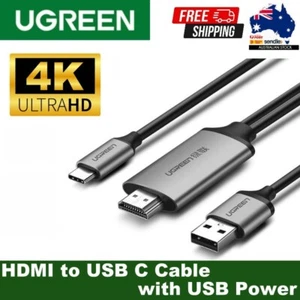 UGREEN 4K HDMI to USB C Cable with USB Power 1.5m Streaming on Nreal Air VR - Picture 1 of 16