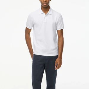 J Crew Poloshirt Herren XXL Weiß Classic Pique Baumwolle Preppy Kurzarm BE239 - Bild 1 von 7