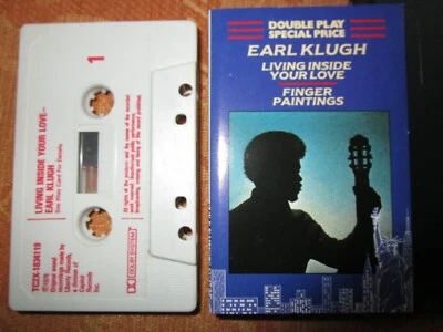 Earl Klugh Living Inside Your Love& Finger Paintings DOUBLE Album Tape Cassette  - Image 1 of 4
