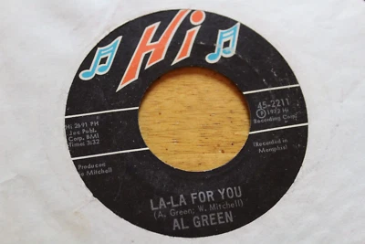 AL GREEN "LOOK WHAT YOU DONE FOR ME" 45 RPM 7" RECORD G+ [d43-62] - Image 1 of 4