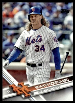 2017 TOPPS SP VARIATION SERIES 2 NOAH SYNDERGAARD New York Mets #426 - Image 1 of 2