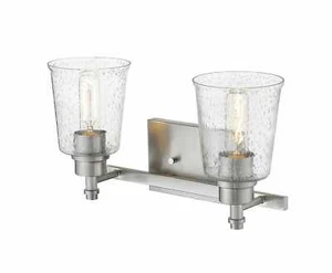 Z-Lite 464-2V Bohin 2 Light 16"W Vanity Light - Nickel - Picture 1 of 1