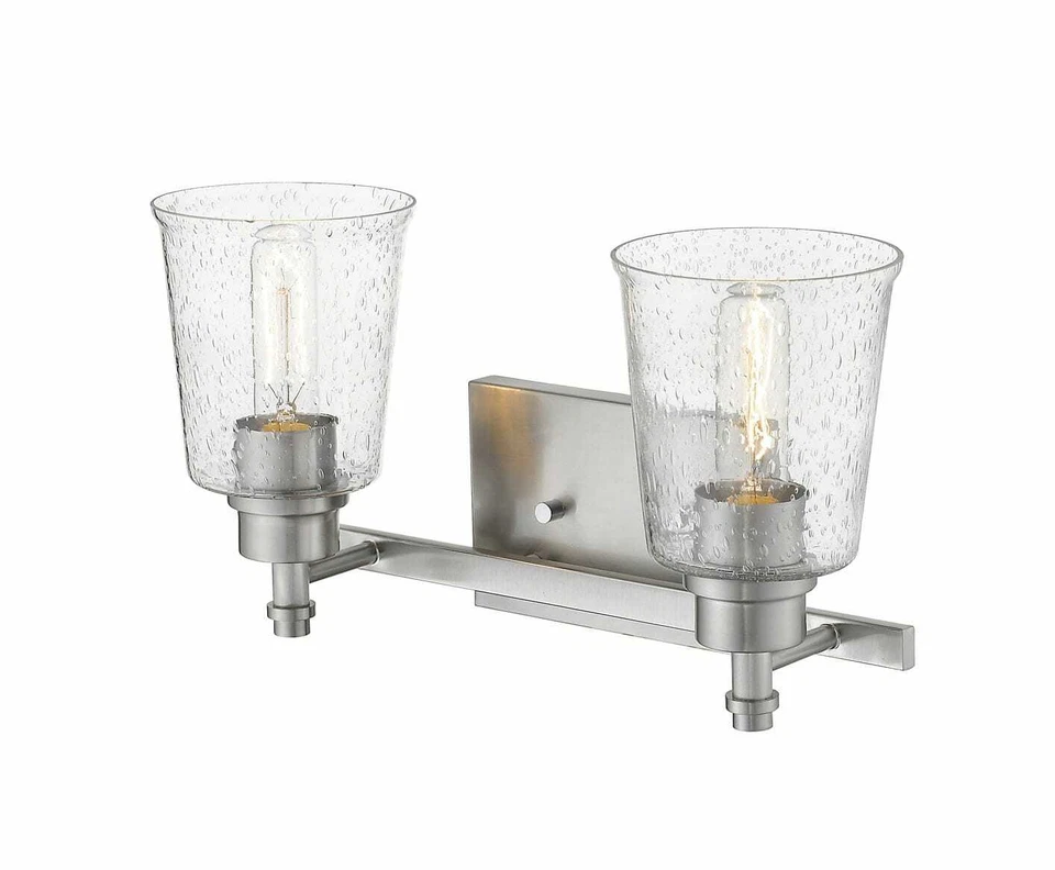 Z-Lite 464-2V Bohin 2 Light 16"W Vanity Light - Nickel - Image 1 of 1