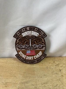 USAF 746th Expeditionary Airlift SQ Patch Dirty Deid Done Dirt Cheap HookloopP13 - Picture 1 of 7