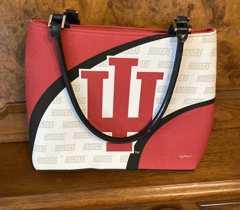 IU Indiana University HOOSIERS - Purse Handbag Tote, Great Style! Cover