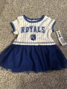 Vestito bambina 12 mesi Kansas City Royals nuovo con tutù. Spedizione gratuita! - Foto 1 di 3
