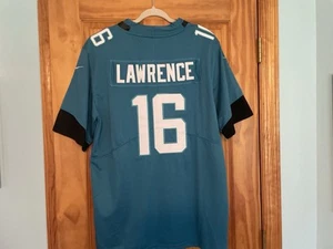 Brandneu Jacksonville Jaguars Trevor Lawrence Nike On Field Trikot, Größe LARGE - Bild 1 von 24