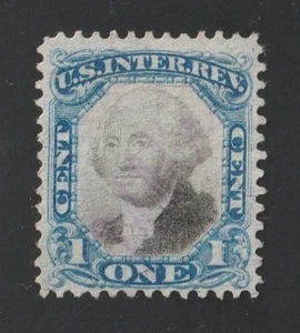 Scott # R103, Used, F, 1¢ U.S. Internal Revenue, Very Light Manuscript Cancel - Picture 1 of 2