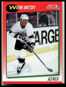 Partitura inglesa canadiense 1991-92 #100 Wayne Gretzky - Imagen 1 de 2