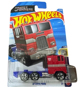 2026 HOT WHEELS MAINLINE CASE B OPTIMUS PRIME SCREEN TIME GRAND ECRAN LONG CARD - Picture 1 of 5