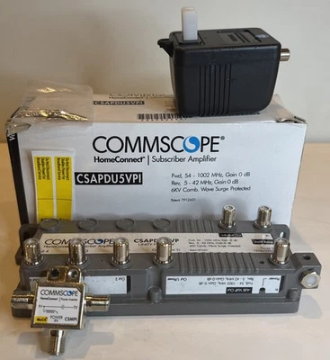 CommScope CSAPDU5VPI House Suscriber Усилитель Источник Питания и Вставной Усилитель - Изображение 1 из 4
