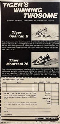 Zapato para correr Onitsuka Tiger anuncio Tiger's Winning Twosome Foto 1 de 3