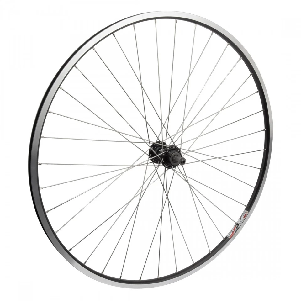 Bicycle Wheel Rear 700 622x14 Wei Lp18 Black Machined Sidewall 36 Alloy FW 5/6/7