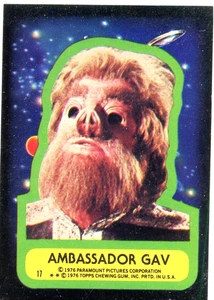 1976 Topps Star Trek Ambassador Gav Sticker Card #17 NM Paramount Pictures - Bild 1 von 2