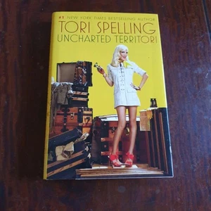 Beverly Hills 90210 Tori Spelling Uncharted Territori HC book ~ Signed With COA - Picture 1 of 9