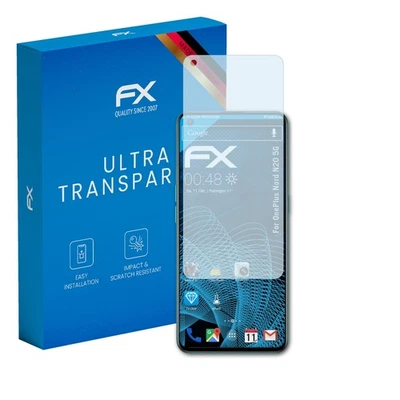 atFoliX 3x Screen Protection Film for OnePlus Nord N20 5G Screen Protector clear - Image 1 of 4