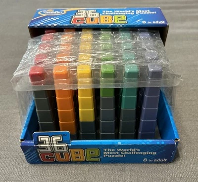 36 Cube World’s Most Challenging Puzzle 100% Complete - ThinkFun 2008 Cube Game - Image 1 of 4