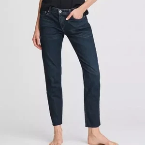Neu mit Etikett Barneys NY Rag & Bone Dre Low Rise Boyfriend Slim Jeans neu getragen Gr. 24 - Bild 1 von 10