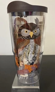 Tervis Eule doppelwandiger Thermobecher brauner Deckel 24 Unzen Reisebecher heiß kalt - Bild 1 von 16