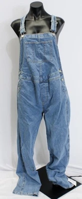 Mono vaquero de maternidad de corte regular WR4 azul medio talla 4 de ASOS Design para mujer Foto 1 de 4