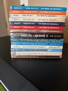 KFOG SF Live From The Archives Vols 4-17, 19 & 21 - ALL SEALED/UNOPENED - RARE! - Picture 1 of 7