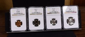 Juego de cuatro monedas 1958 - NGC PF68 (#50458-L) - Imagen 1 de 10